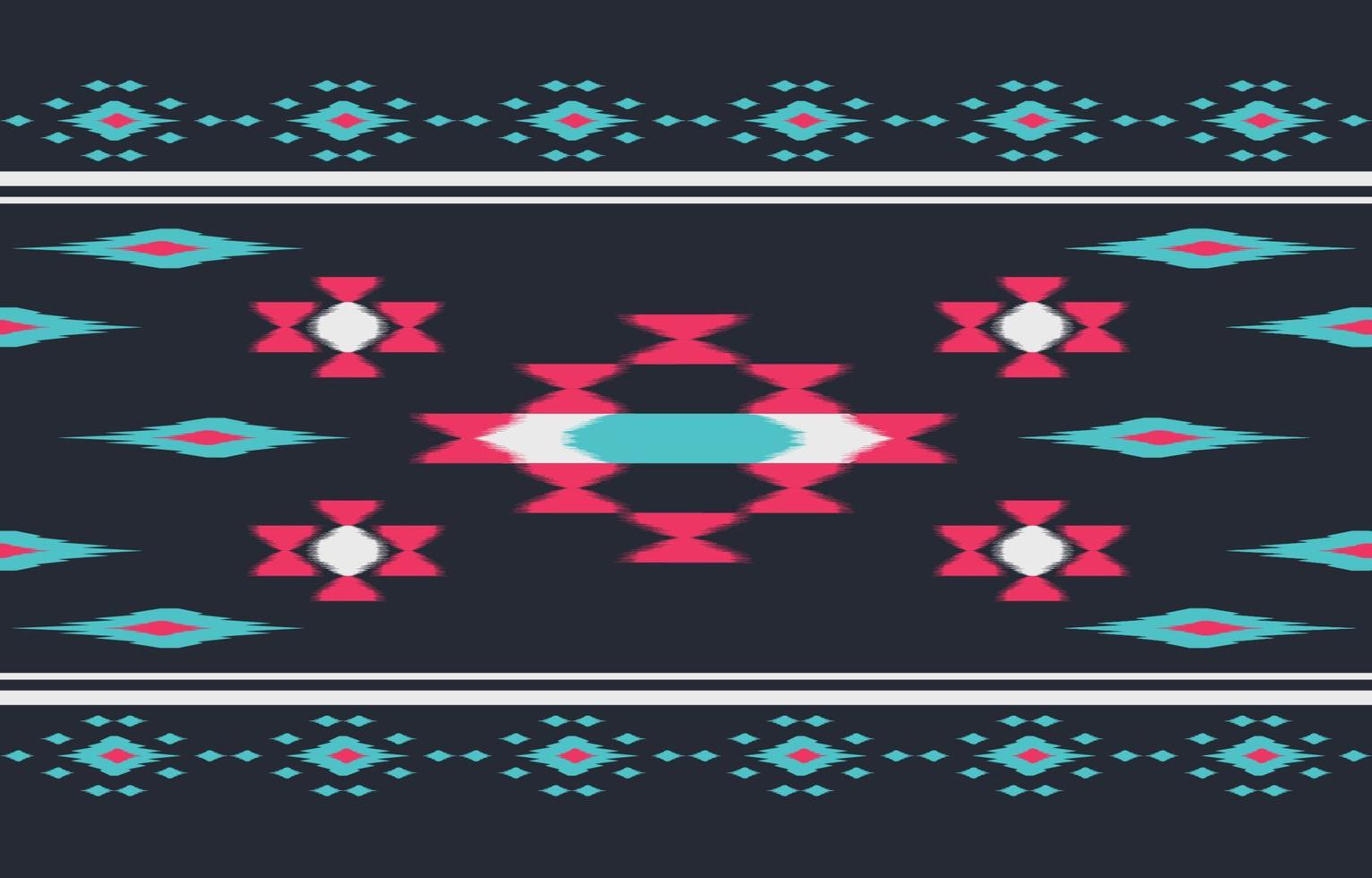 etnische abstracte achtergrond. naadloos patroon in tribal, volksborduurwerk en Mexicaanse stijl. Azteekse geometrische kunst ornament print.design voor tapijt, behang, kleding, inwikkeling, stof, hoes, textiel vector