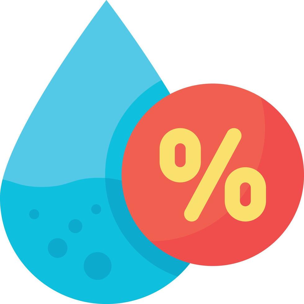 eenvoudig vochtigheidsvectorpictogram, bewerkbaar, 48 pixel vector