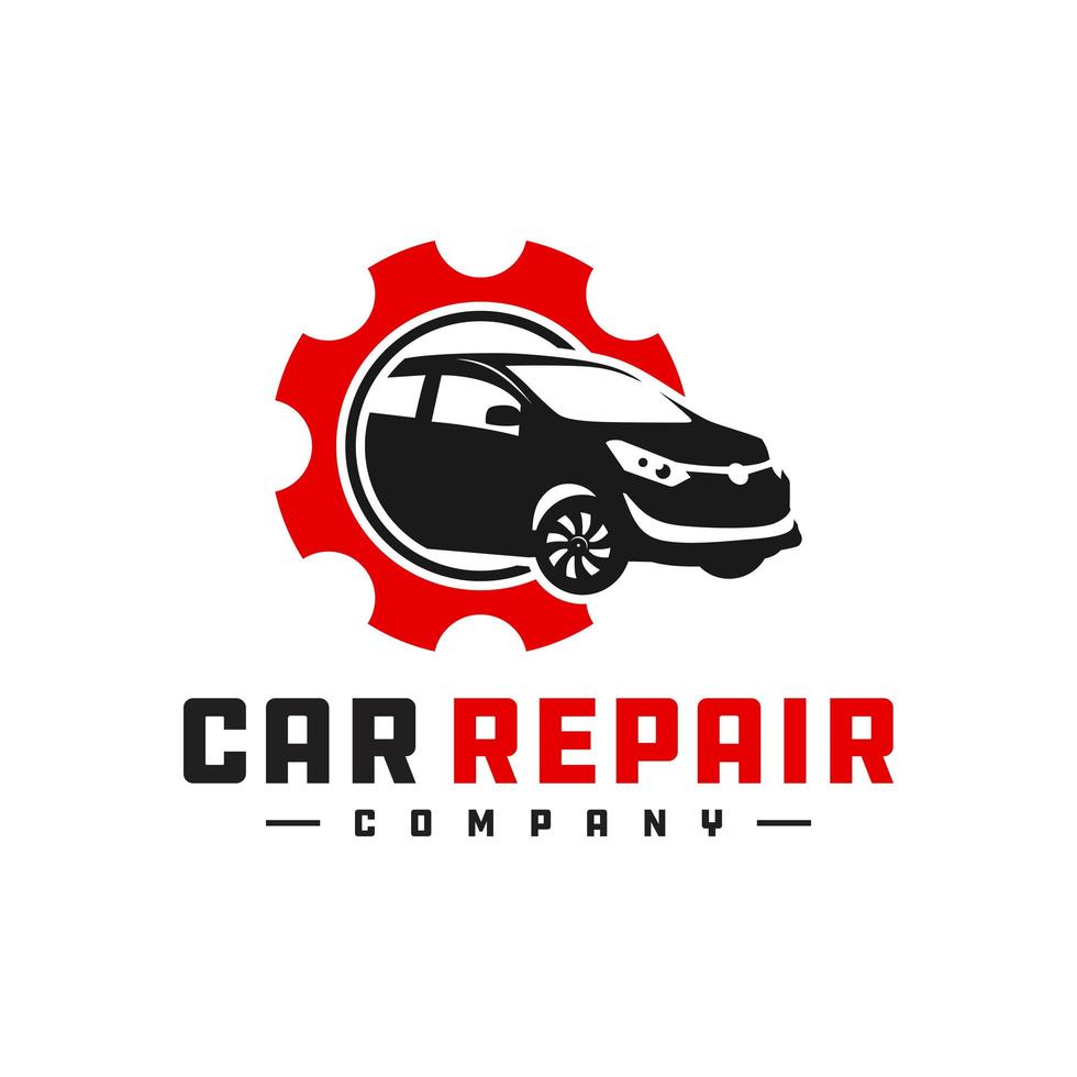 auto reparatie winkel logo vector