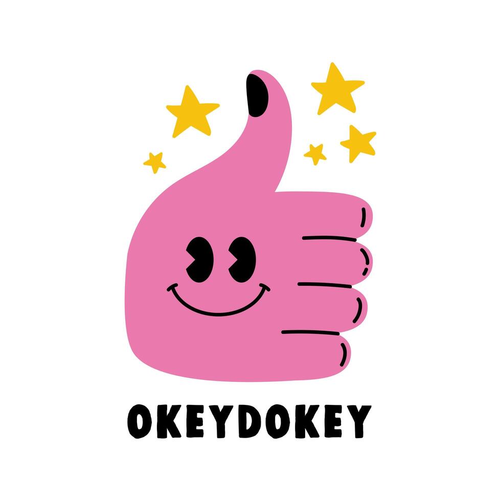 okeydokey bevestigingskaart vector