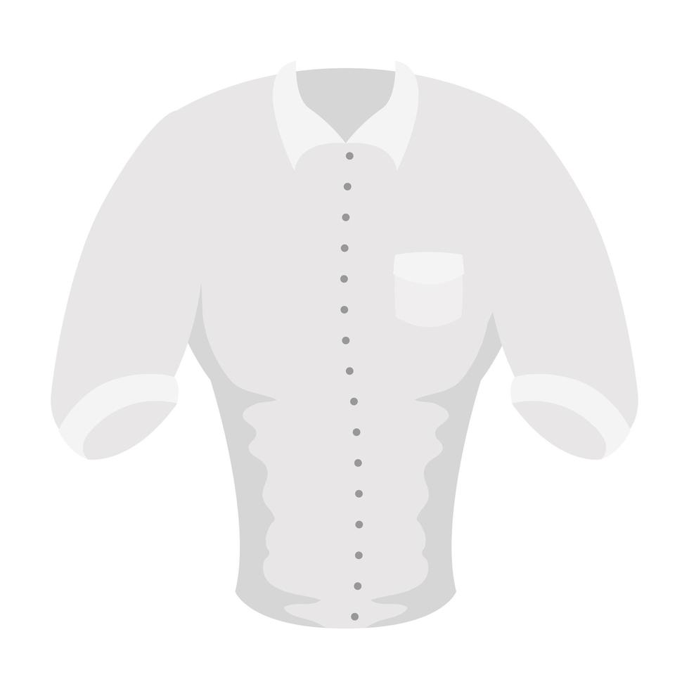 elegant shirt mannelijke slijtage icoon vector