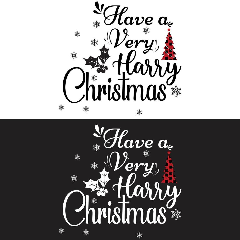 Kerstmis en Nieuwjaar typografie t-shirt design. vector