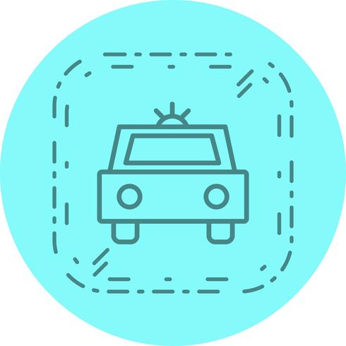 Politiewagen pictogram ontwerp vector