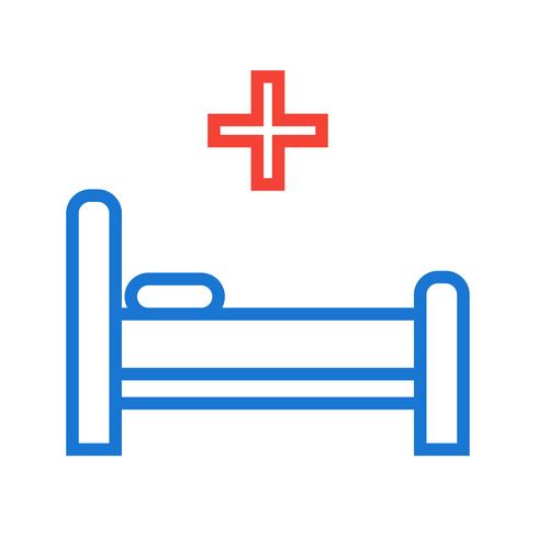 Bed pictogram ontwerp vector