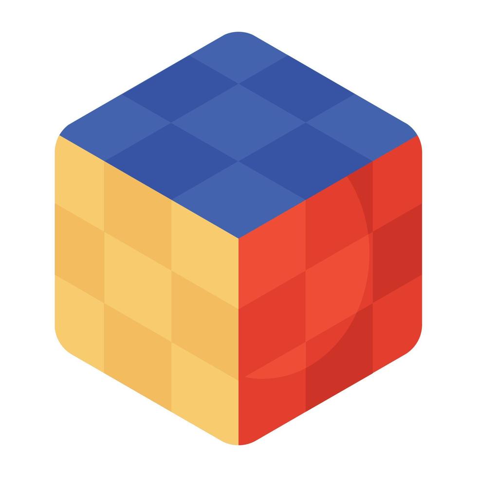 magische rubik vectorstijl vector