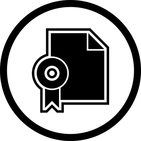 Diploma Icon Design vector