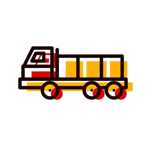 dumper pictogram ontwerp vector