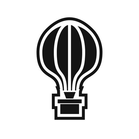 Luchtballon pictogram ontwerp vector