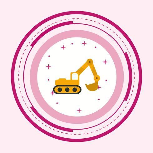 Graafmachine Icon Design vector