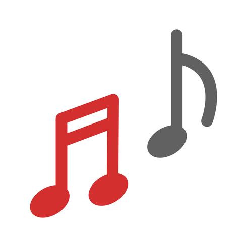 Muziek pictogram ontwerp vector