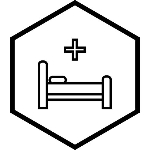 Bed pictogram ontwerp vector