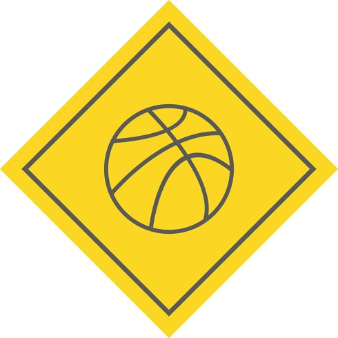 Basketbal pictogram ontwerp vector