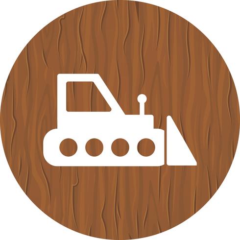 Bulldozer pictogram ontwerp vector