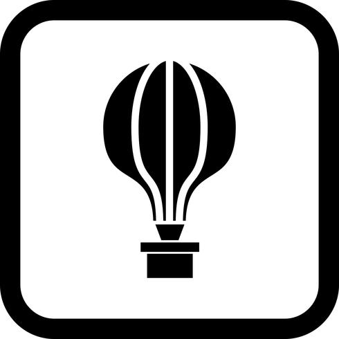 Luchtballon pictogram ontwerp vector