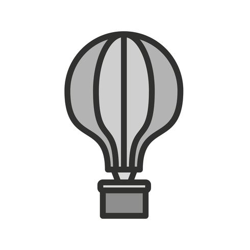 Luchtballon pictogram ontwerp vector