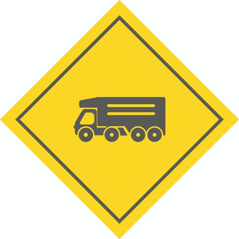 Kipper Truck pictogram ontwerp vector