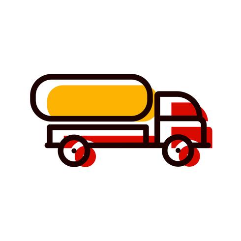 Tankwagen pictogram ontwerp vector