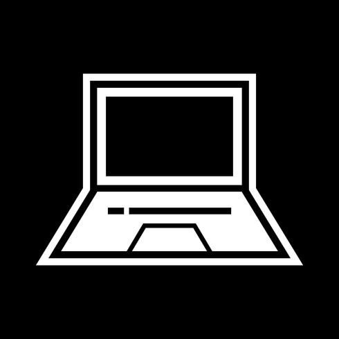 Laptop pictogram ontwerp vector