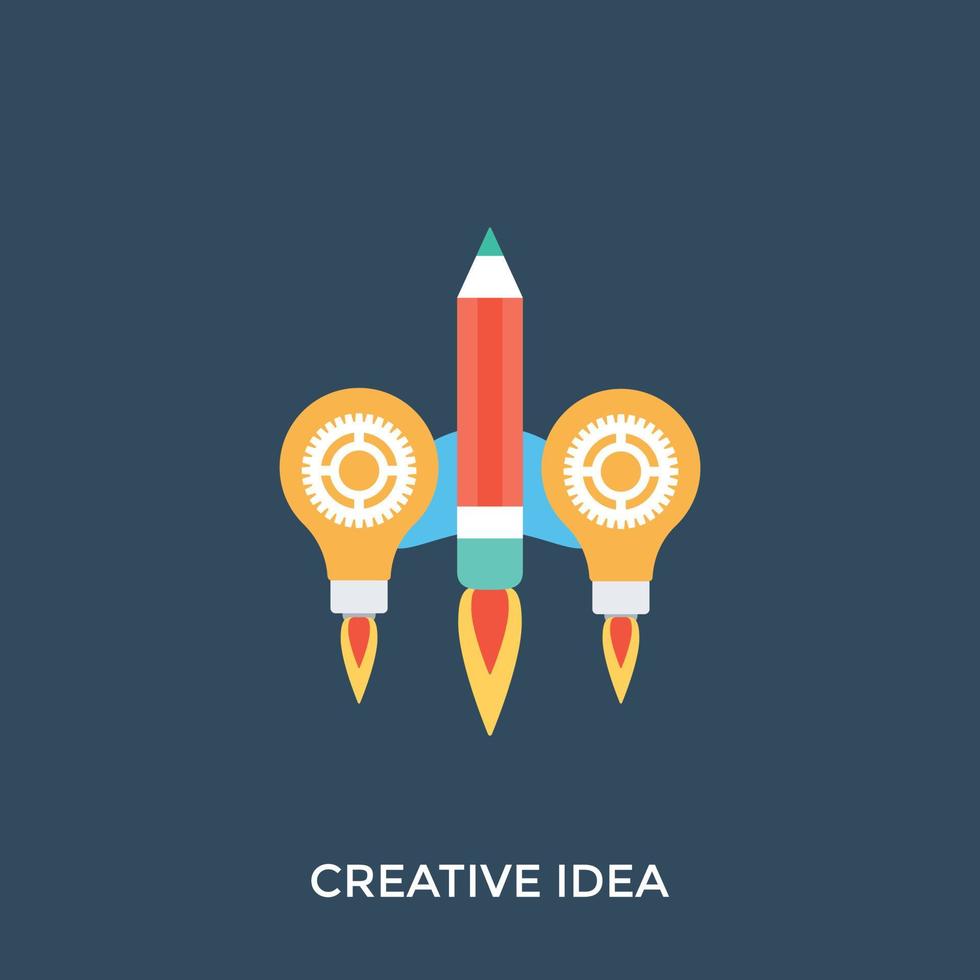 creatieve idee concepten vector