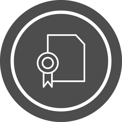 Diploma Icon Design vector