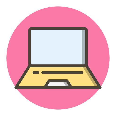 Laptop pictogram ontwerp vector