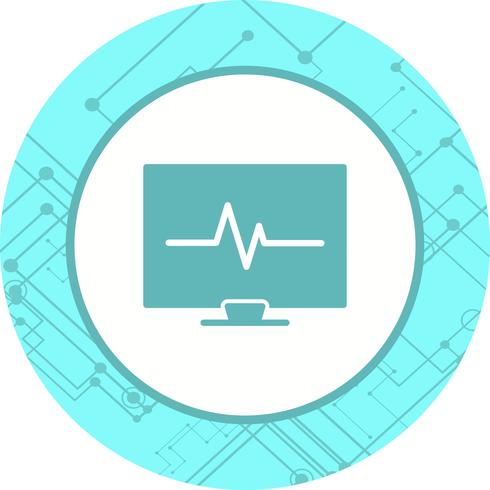 ECG-pictogramontwerp vector