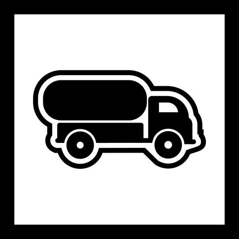 Tankwagen pictogram ontwerp vector