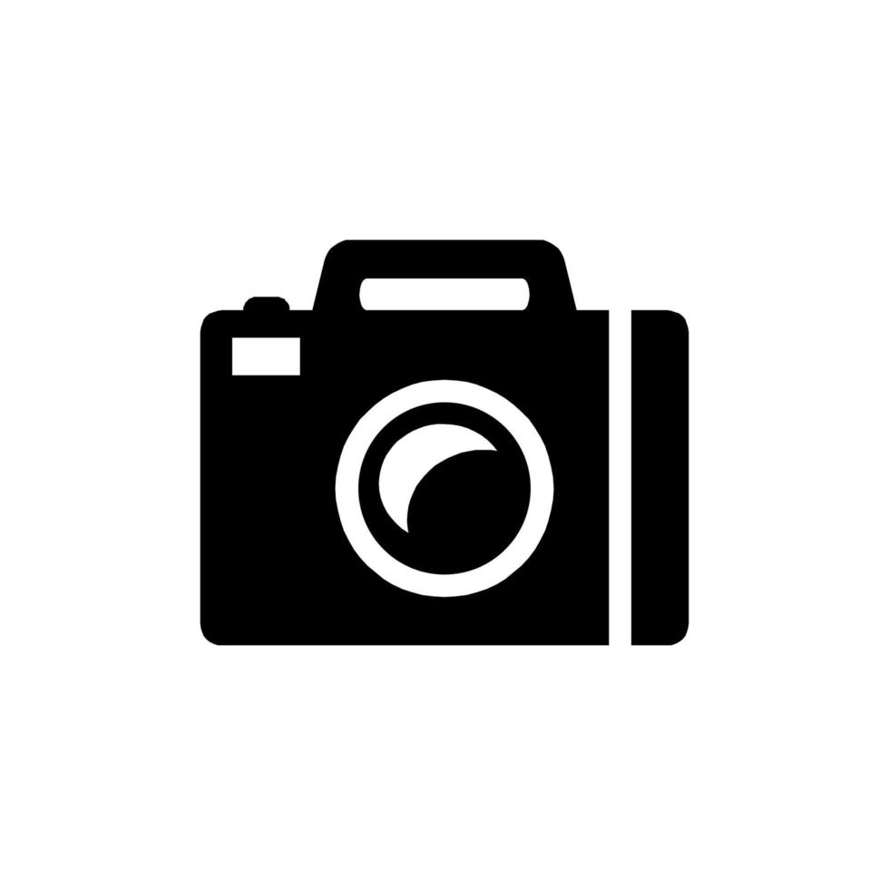 illustratie vector van koffer camera logo