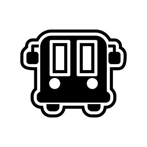 Luchthavenbus pictogram ontwerp vector