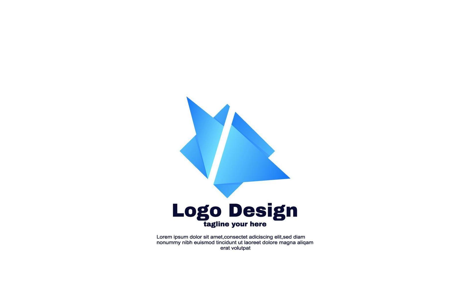vierkant logo zakelijk bedrijf sjabloon vector verloop