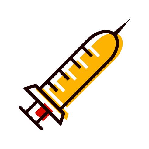 Injectie pictogram ontwerp vector