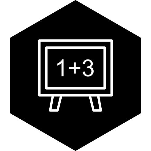 Wiskunde Icon Design vector
