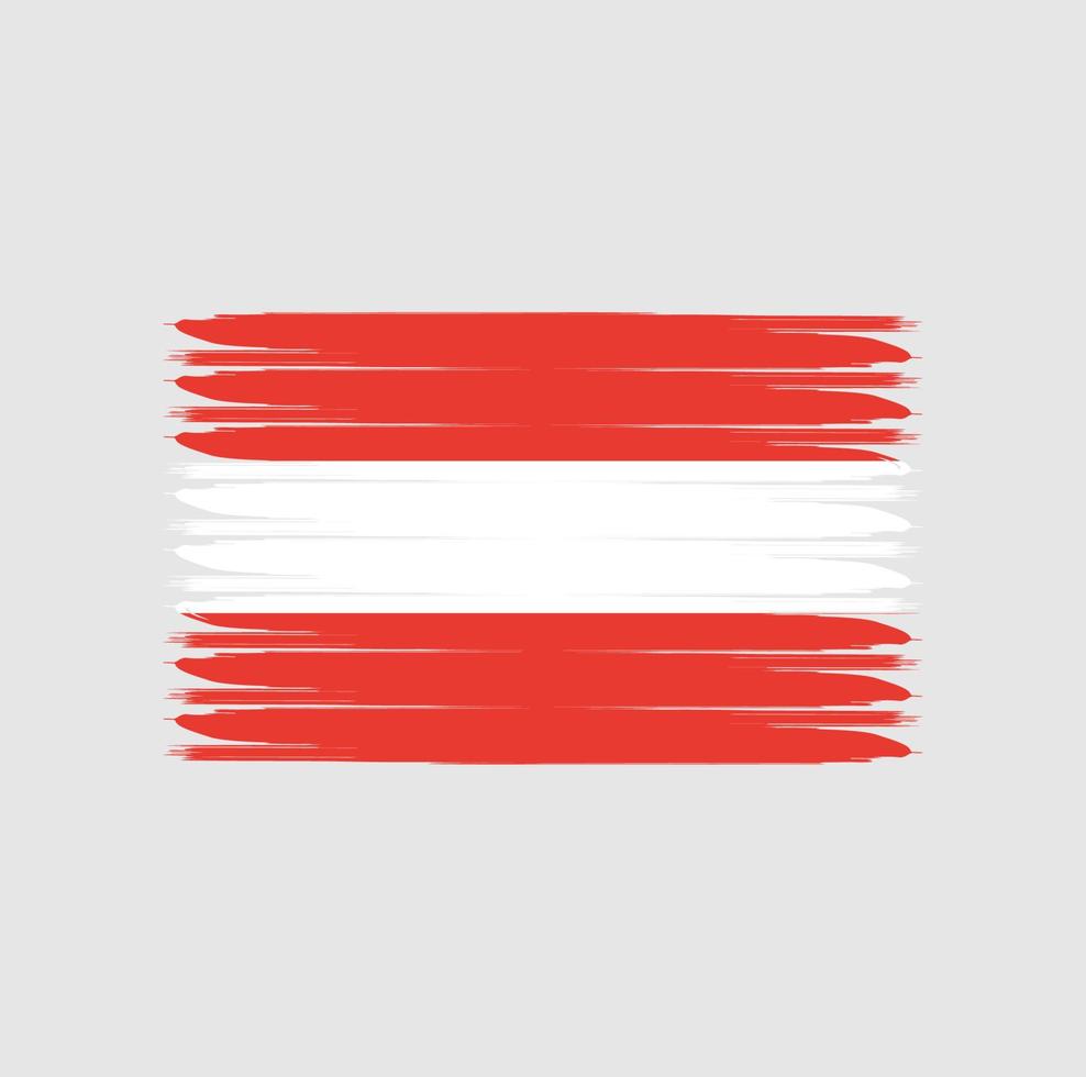 vlag van oostenrijk met grunge-stijl vector