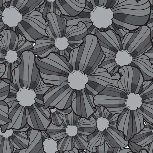 bloem naadloze patroon, bloem achtergrondstructuur, naadloze bloemmotief vector