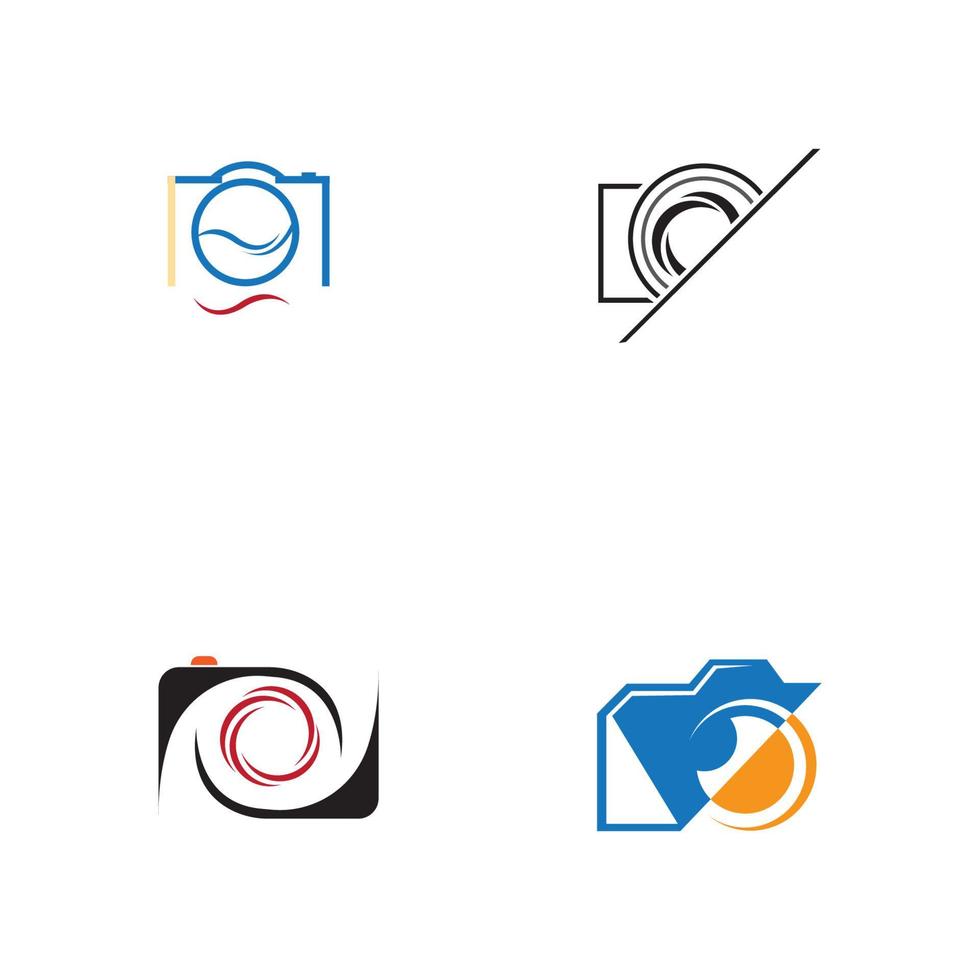 camera fotografie logo pictogram vector ontwerpsjabloon