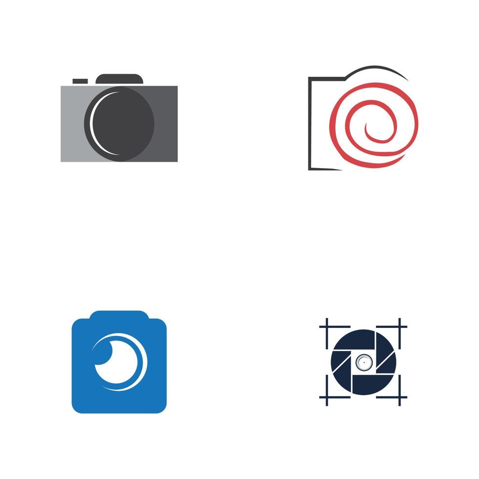 camera fotografie logo pictogram vector ontwerpsjabloon