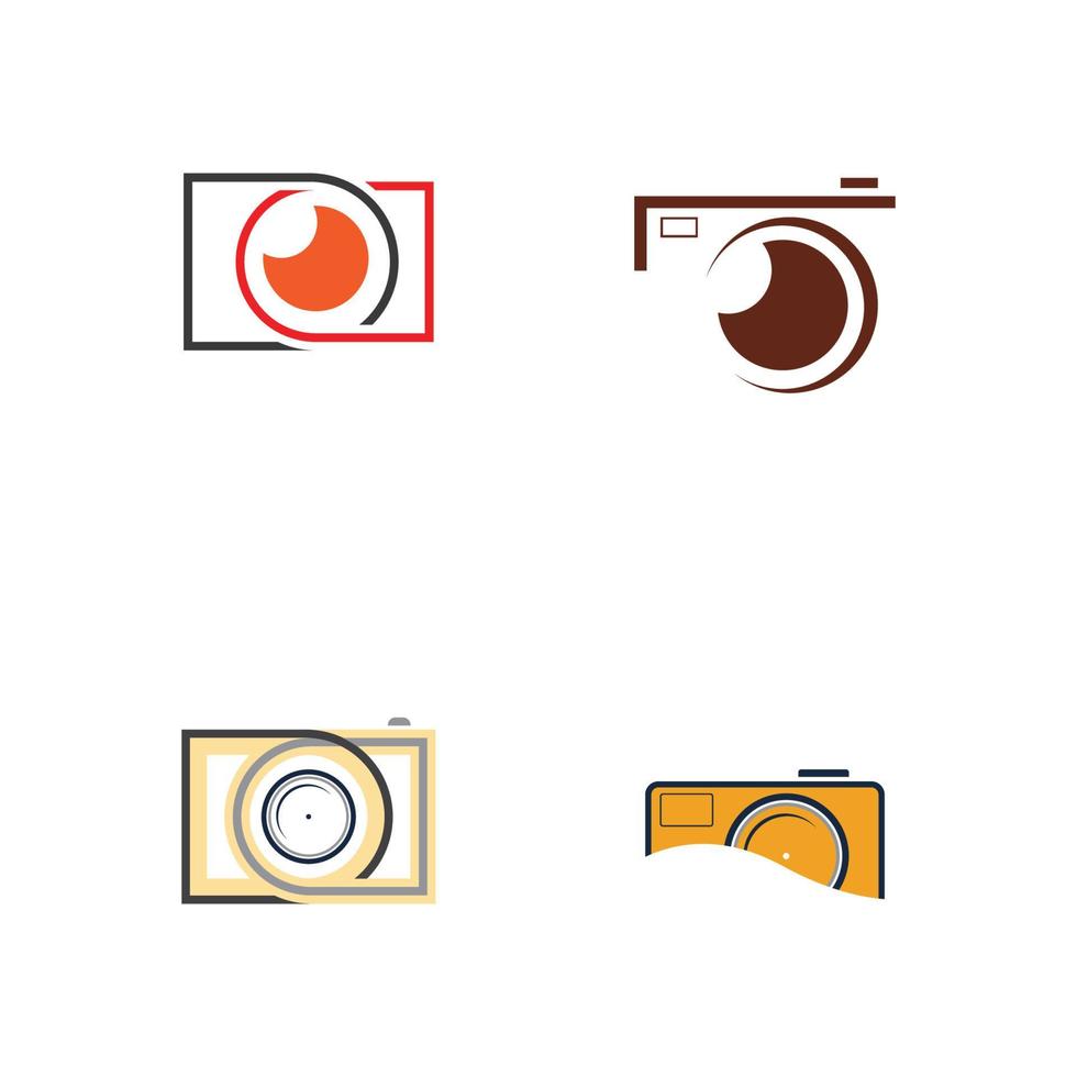 camera fotografie logo pictogram vector ontwerpsjabloon