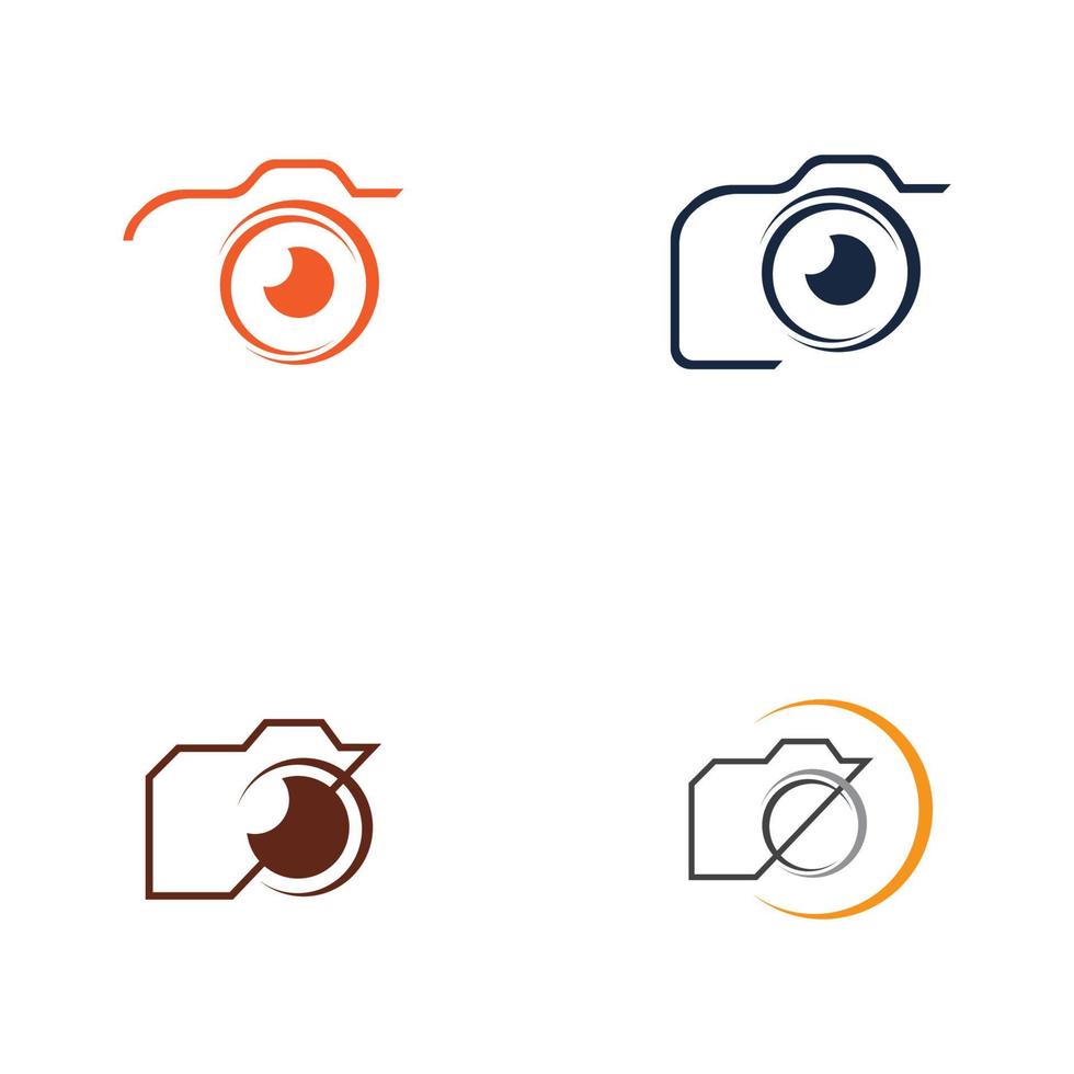 camera fotografie logo pictogram vector ontwerpsjabloon