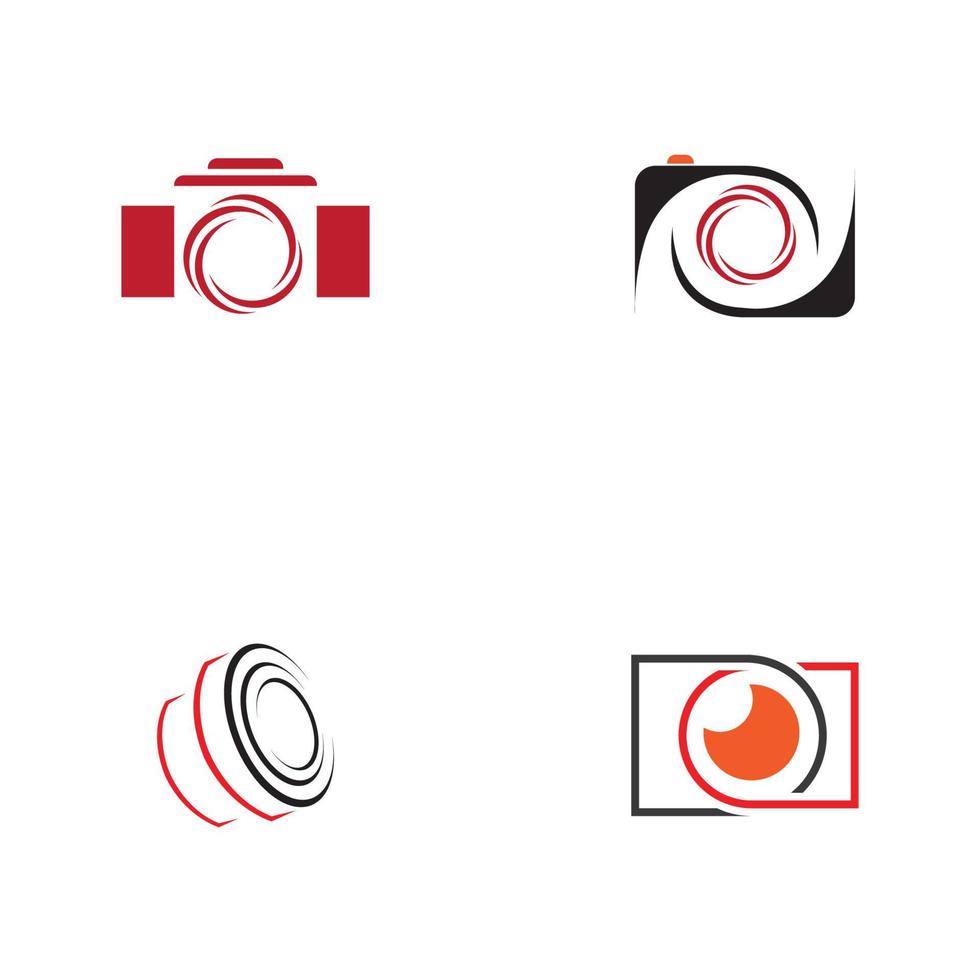 camera fotografie logo pictogram vector ontwerpsjabloon