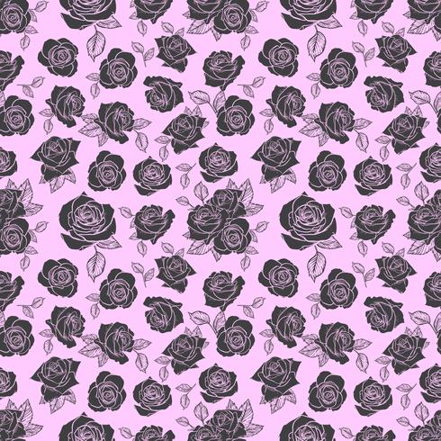 Nam Naadloos patroon toe, bloeit naadloos patroon, vector bloemen naadloos patroon
