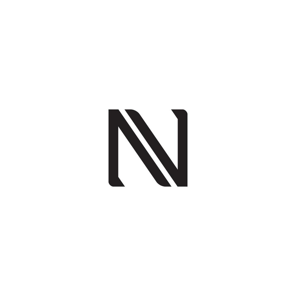 letter n logo of pictogramontwerp vector