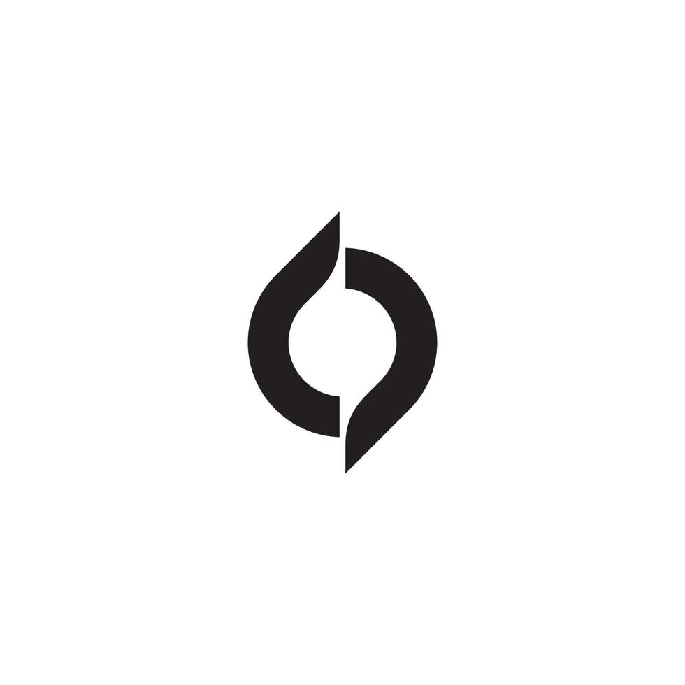 een eenvoudig abstract logo of pictogramontwerp vector