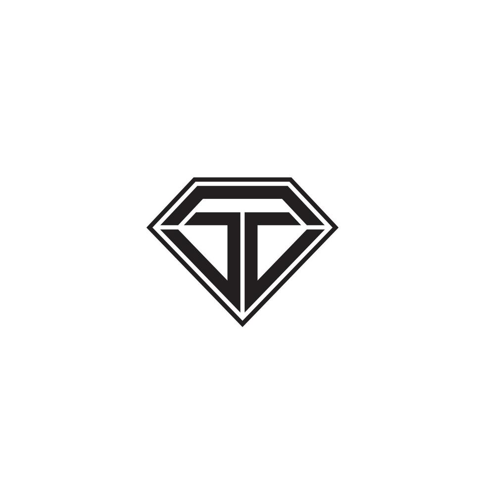 een eenvoudig diamanten logo of pictogramontwerp vector