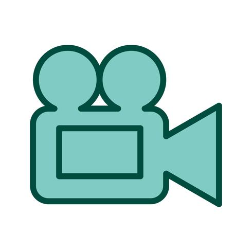 Videocamera pictogram ontwerp vector