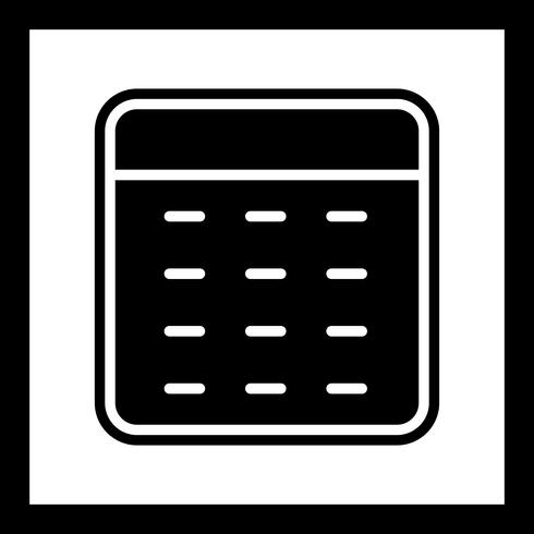 Calculator pictogram ontwerp vector