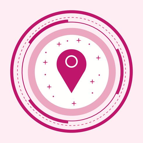 Locatie Icon Design vector