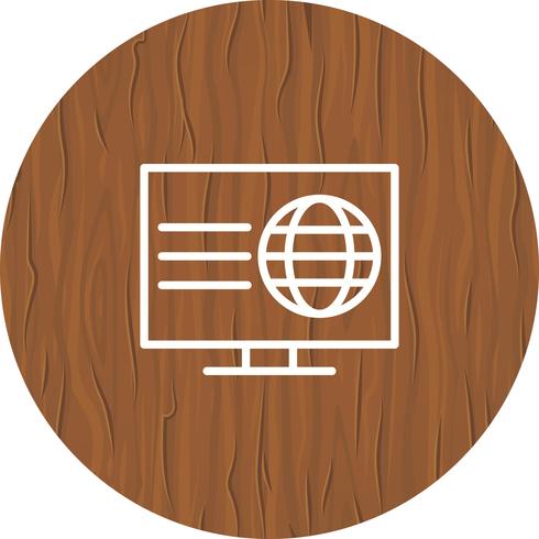 Webpagina Icon Design vector