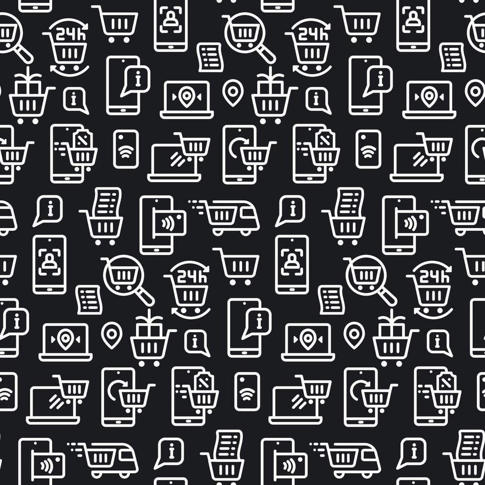e-commerce naadloos patroon vector