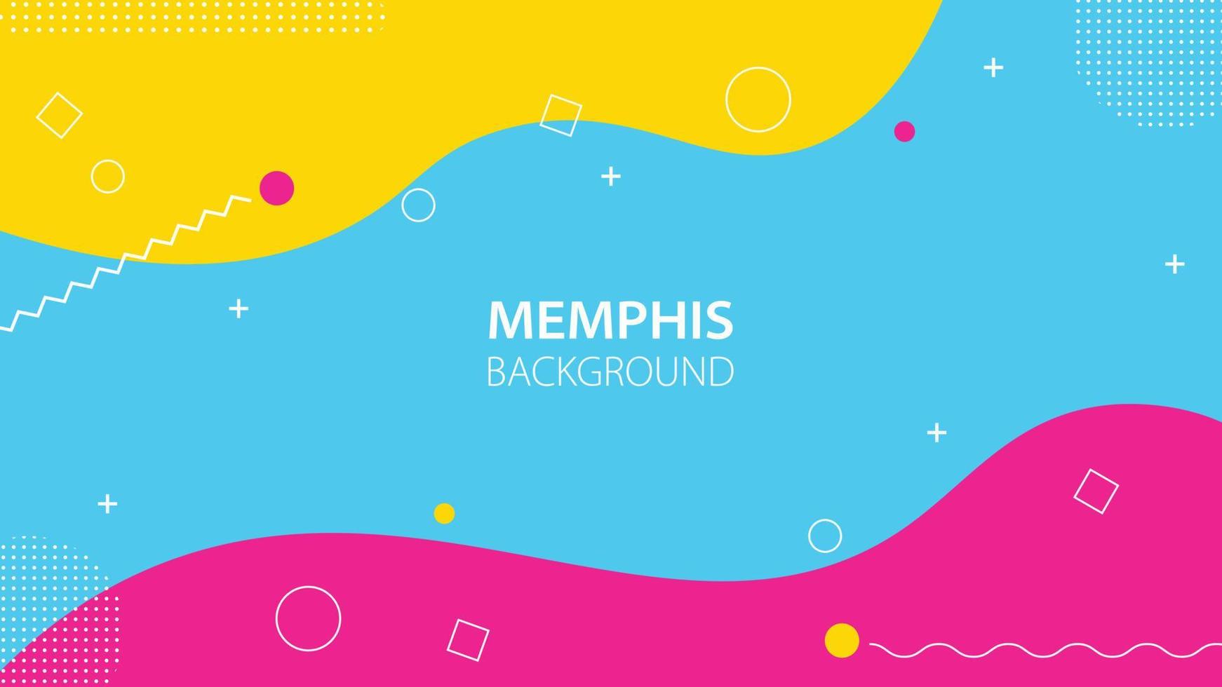 abstracte ontwerp memphis stijl achtergrond voor banner, web, promotie en bestemmingspagina. vector