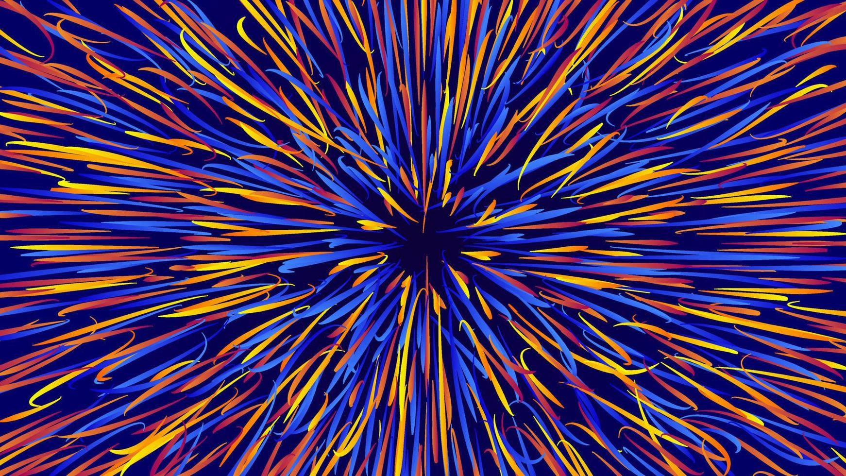 abstracte circulaire geometrische achtergrond. futuristisch cirkelvormig geometrisch centraal bewegingspatroon. kleurrijke abstracte achtergrond. vector